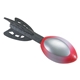 aerial view a red dart rocket, image 1 of 2