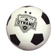 aerial view a white soccer ball shape stress reliever, image 1 of 2