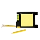 aerial view a black multi - function tape measure, image 1 of 3