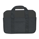aerial view a black neoprene computer laptop case - bag, image 1 of 2