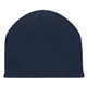 aerial view a navy double layer fleece beanie, image 1 of 2