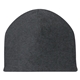 aerial view a charcoal double layer fleece beanie, image 1 of 2