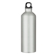 aerial view a metallic silver with black lid 25 oz aluminum tundra bike bottle, image 1 of 3