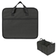 aerial view a black with black trim non - woven trunk organizer, image 1 of 2