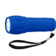 aerial view a blue rubberized torch light, image 1 of 2