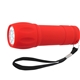 aerial view a red rubberized torch light, image 1 of 2