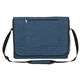 aerial view a slate blue high line messenger bag, image 1 of 2