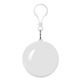 aerial view a white poncho ball key chain, image 1 of 3