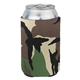aerial view a camo high quality neoprene 3.5mm koozie, image 1 of 2