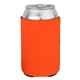 aerial view a orange high quality neoprene 3.5mm koozie, image 1 of 2