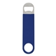 aerial view a blue large vinyl coated stainless steel bottle opener, image 1 of 3