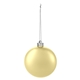 aerial view a gold shatter - resistant christmas ornament, image 1 of 3