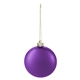 aerial view a purple shatter - resistant christmas ornament, image 1 of 3