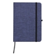 aerial view a navy heathered canvas journal, image 1 of 3