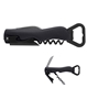 aerial view a black 4- in -1 waiters knife, image 1 of 3