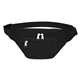 aerial view a black fanny pack with organizer, image 1 of 2
