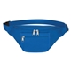 aerial view a royal blue fanny pack with organizer, image 1 of 5
