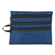 aerial view a royal blue tech accessory travel bag, image 1 of 2