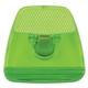 aerial view a translucent lime green magnetic memo clip, image 1 of 4