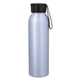 aerial view a silver bottle & smoke lid 22 oz darby recycled aluminum bottle, image 1 of 3