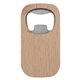 aerial view a natural bamboo dog tag bottle opener, image 1 of 3