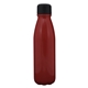 aerial view a red 20 oz kingston aluminum swiggy bottle, image 1 of 3