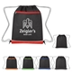 a group of bandura non - woven recycled drawstring bag