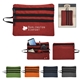 a group of heathered tech accessory travel bag
