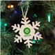a group of wood ornament - snowflake