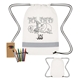 a group of lil bit reflective non - woven coloring drawstring bag with crayons