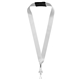 aerial view a white orris rpet j hook lanyard 36 x 1, image 1 of 7