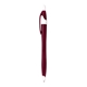 aerial view a burgundy stratus solids ballpoint pen, image 1 of 2