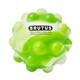 aerial view a swirl lime push pop bubble ball fidget sensory toy, image 1 of 3