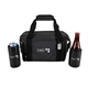 aerial view a black cooler & black icey can cooler & black chilly can cooler basecamp highland peak gift set, image 3 of 3