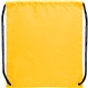 aerial view a yellow oriole polyester drawstring bag, image 1 of 3