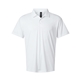 aerial view a white allpro - mens pro - lock performance polo, image 1 of 6