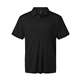 aerial view a black allpro - mens pro - lock performance polo, image 1 of 6
