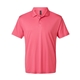 aerial view a bright pink allpro - mens pro - lock performance polo, image 1 of 6