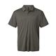 aerial view a charcoal allpro - mens pro - lock performance polo, image 1 of 6