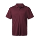 aerial view a maroon allpro - mens pro - lock performance polo, image 1 of 6