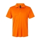 aerial view a neon orange allpro - mens pro - lock performance polo, image 1 of 6