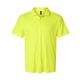aerial view a neon yellow allpro - mens pro - lock performance polo, image 1 of 6