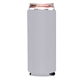 aerial view a light gray slim foam silkscreened can cooler, image 1 of 2