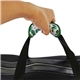 aerial view a various full color neoprene luggage handle wrap, image 1 of 2