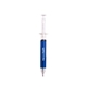 aerial view a blue syringe click ball pen, image 1 of 2