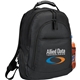 aerial view a black journey 15 computer backpack, image 1 of 6