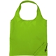aerial view a lime green bungalow foldaway recycled shopper tote, image 1 of 2