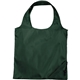 aerial view a hunter green bungalow foldaway recycled shopper tote, image 1 of 2