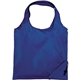 aerial view a royal blue bungalow foldaway recycled shopper tote, image 1 of 5