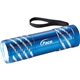 aerial view a royal blue astro aluminum mini flashlight, image 1 of 3